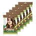 Nisha Creme Hair Color 7.0 Dark Blonde (Pouch Pack) (Colorant 20g + Developer 20ml) (1Pack, Pack of 6)