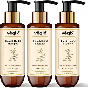 Veqix Dhavath Hairfall Shampoo (100ml, Pack of 3)