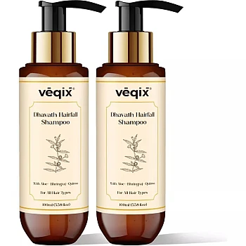 Veqix Dhavath Hairfall Shampoo (100ml, Pack of 2)
