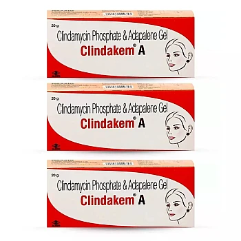 Alkem Labs Clindakem A Gel (20g, Pack of 3)