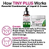 Ayudiva Herbals Breast Enlargement Cream With Breast Incrase Liquid Drop Combo Tiny Plus Combo (Drop 30ml + Cream 50g) (1Pack)