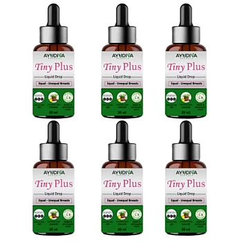 Ayudiva Herbals Tiny Plus Breast Liquid Drop (30ml, Pack of 6)