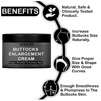 Ayudiva Herbals Buttocks Enlargement Cream (50g)