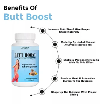 Ayudiva Herbals Butt Boost Buttocks Enlargement Capsule (60cap)
