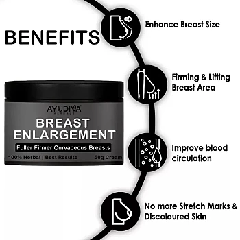 Ayudiva Herbals Breast Enlargement Cream (50g)