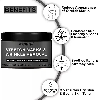 Ayudiva Herbals Stretch Marks & Wrinkle Removal Cream (50g)