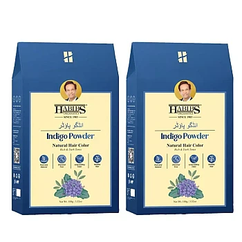 Habibs Indigo Powder For Hair (200g, Pack of 2)