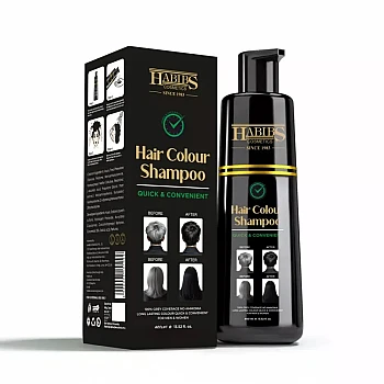 Habibs Hair Color Shampoo For Gray Hair (400ml)