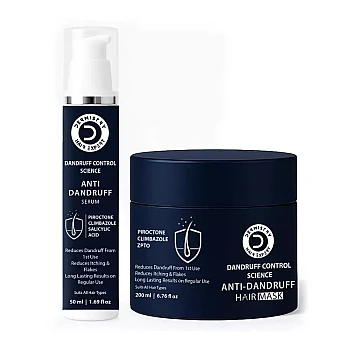 Dermistry Anti Dandruff Serum + Anti Dandruff Hair Mask (Serum 50ml + Hair Mask 200ml) (1Pack)