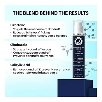 Dermistry Anti Dandruff Serum + Anti Dandruff Hair Mask (Serum 50ml + Hair Mask 200ml) (1Pack)