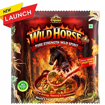 Cipzer Wild Horse Plus Mixed Vegetable Wellness Soup Powder (10g)