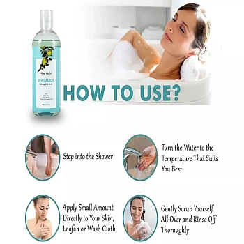 Aloe Veda Bergamot Calming Body Wash (300ml)