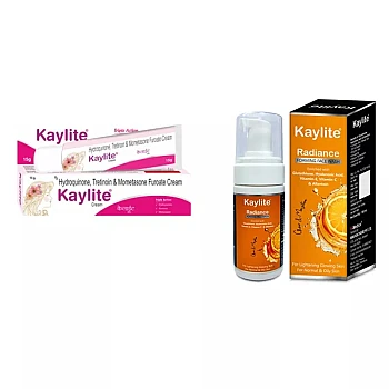 Kaylite Radiance Face Wash With Free Face Cream (Face Wash 100ml + Cream 15gm) (1Pack)