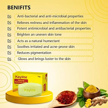 Kaylite Kanchan Soap With Free Face Cream (Soap 75gm + Cream 15gm) (1Pack)