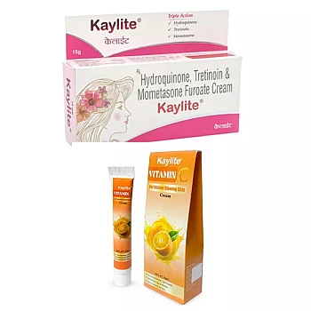 Kaylite Vitamin C Cream Free Face Cream (Cream 20gm + Cream 15gm) (1Pack)