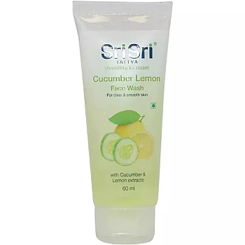 Sri Sri Tattva Cucumber Lemon Face Wash (60ml)