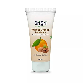 Sri Sri Tattva Walnut Orange Face Scrub (60g)