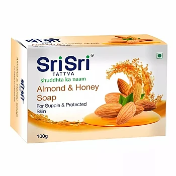 Sri Sri Tattva Almond & Honey Soap (100g)