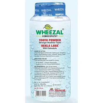 Wheezal Hekla Lava Tooth Powder (100g)