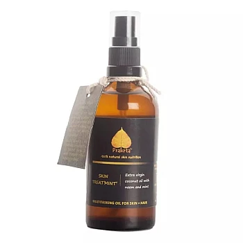Prakrta Skin Treat Mint Body & Hair Oil Virgin Coconut Oil With Neem & Mint (100ml)