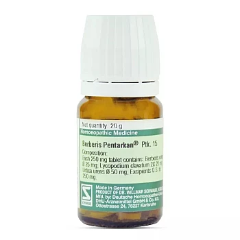 Willmar Schwabe Germany Berberis Pentarkan Tablet (20g)