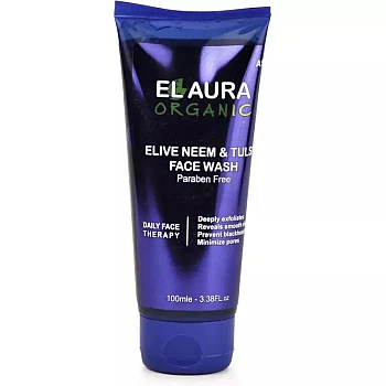 Dr Lal Elaura Organic Elive Neem & Tulsi Face Wash Parben Free (100ml)