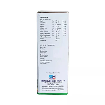 German Homeo Care & Cure Aperitif Tonic With Alfa & Ginseng (200ml)