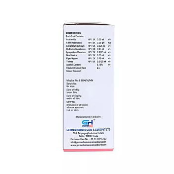 German Homeo Care & Cure Digestion Syrup (125ml)