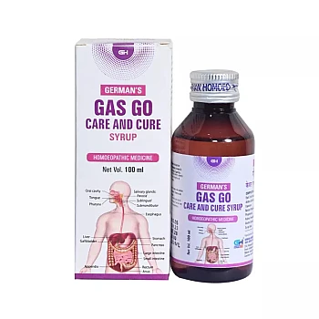 German Homeo Care & Cure Gas Go Syrup (100ml)