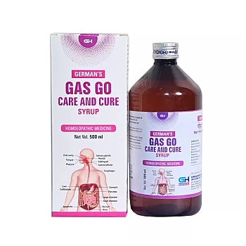 German Homeo Care & Cure Gas Go Syrup (500ml)
