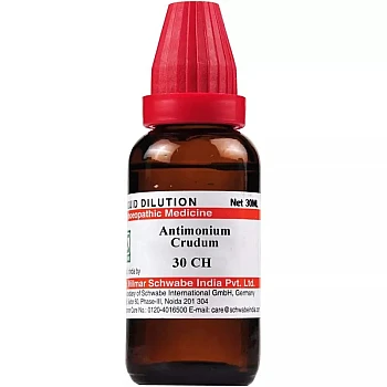 Willmar Schwabe India Antimonium Crudum 30 CH (30ml)