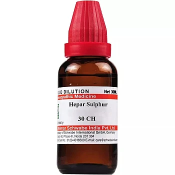 Willmar Schwabe India Hepar Sulphur 30 CH (30ml)