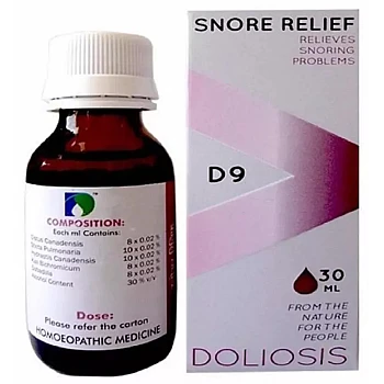 Doliosis Homoeo Doliosis D 9 -Snore Relief (30ml)