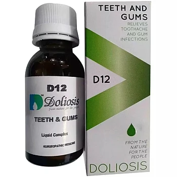 Doliosis Homoeo Doliosis D12 -Teeth Gums (30ml)