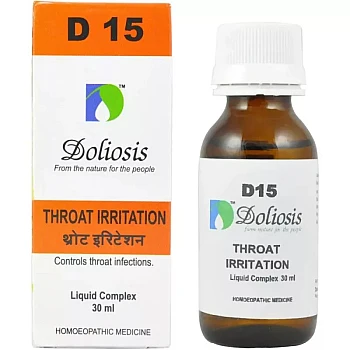 Doliosis Homoeo Doliosis D15 -Throat Irritation (30ml)