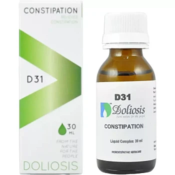 Doliosis Homoeo Doliosis D31 -Constipation (30ml)