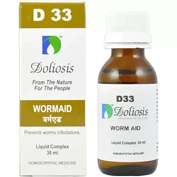 Doliosis Homoeo Doliosis D33 -Worm Aid (30ml)