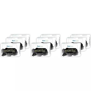 Puragenic Charcoal Skin Whitening Soap (75g, Pack of 9)