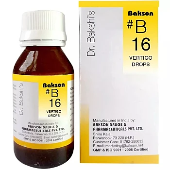Bakson B16 Vertigo Drops (30ml)
