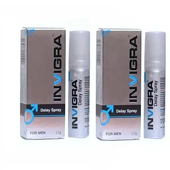 Invigra Delay Spray For Men (12ml, Pack of 2)