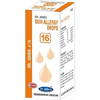 Dr Johns J 16 Skin Allergy Drops (30ml)