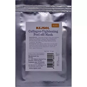 Rejsol Collagen -Tightening Peel Off Mask (10g, Pack of 10)