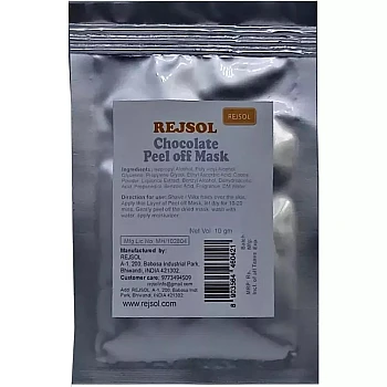 Rejsol Chocolate Peel Off Mask (10g, Pack of 10)