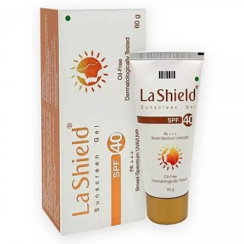 Glenmark Pharma LA Shield SPF 40 Sunscreen Gel (50g)