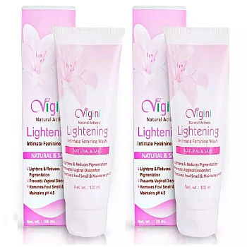 Vigini Lightening Intimate Feminine Wash (100g, Pack of 2)