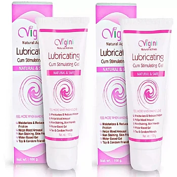 Vigini Lubricating Cum Stimulating Gel (100g, Pack of 2)