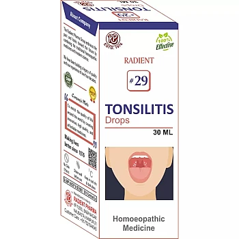 Radient 29 Tonsilitis Drops (30ml)