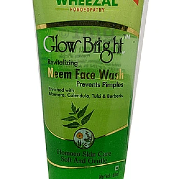 Wheezal Glow Bright Neem Face Wash (120ml)