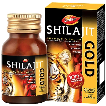 Dabur Shilajit Gold 20 Capsule