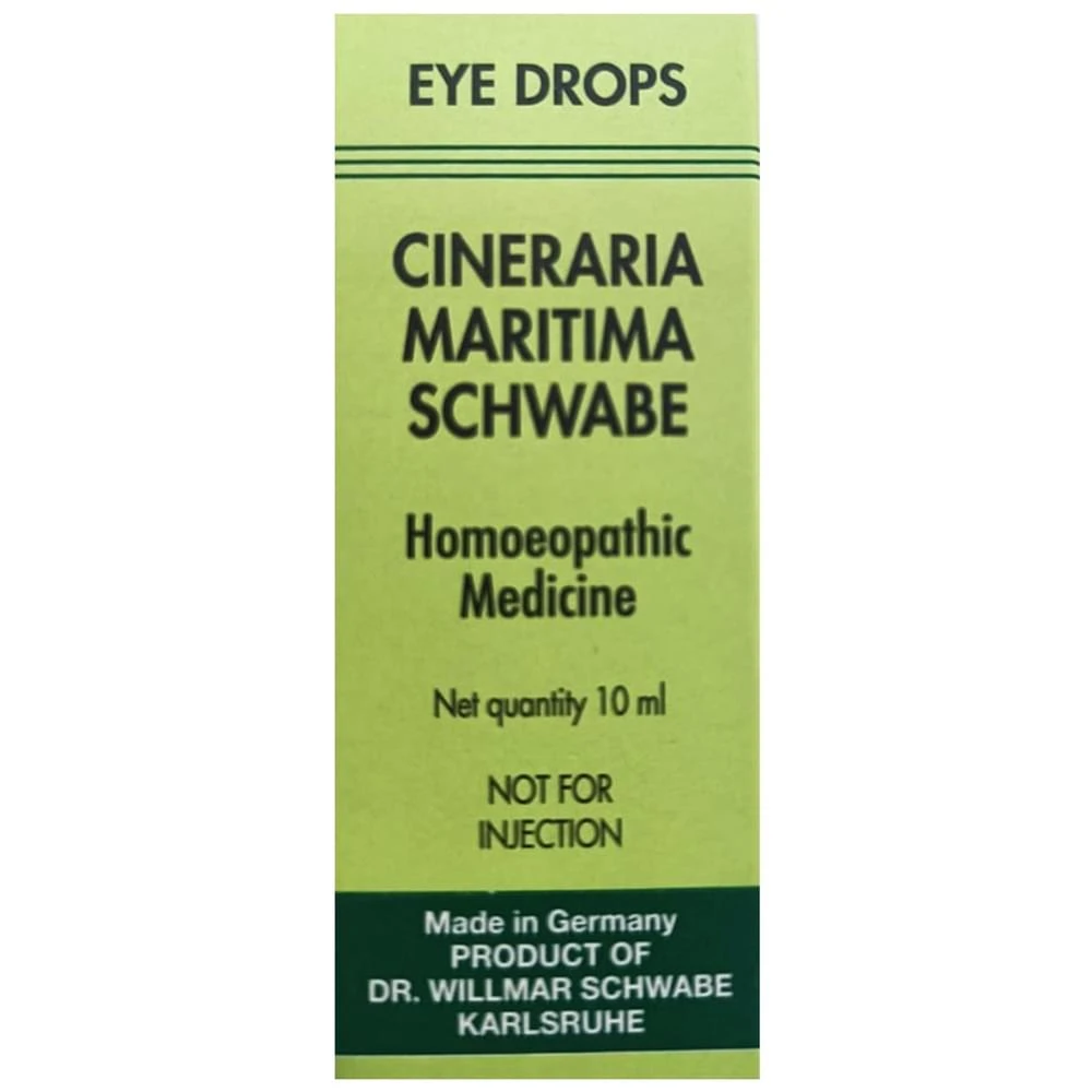 Dr Willmar Schwabe Germany Cineraria Maritima Schwabe Eye Drop bottle of 10 ml Eye Drop